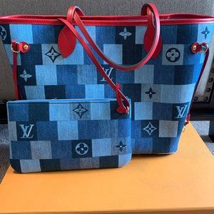 Louis Vuitton Denim Neverfull MM